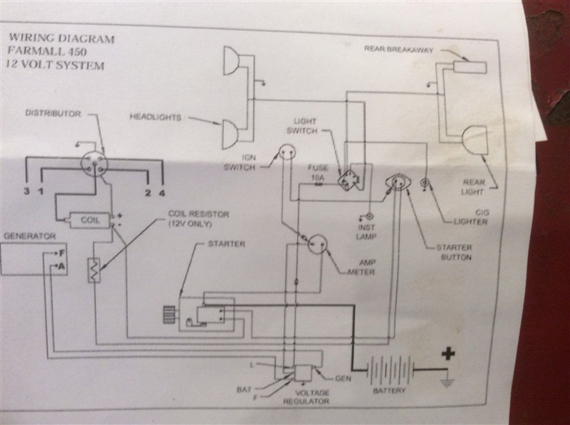 Farmall 450 Wiring Diagram - Wiring Diagram & Schemas