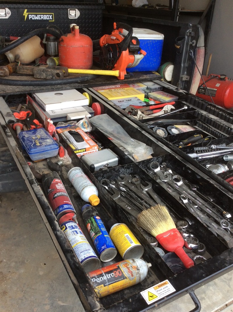 truck tool box organization ideas